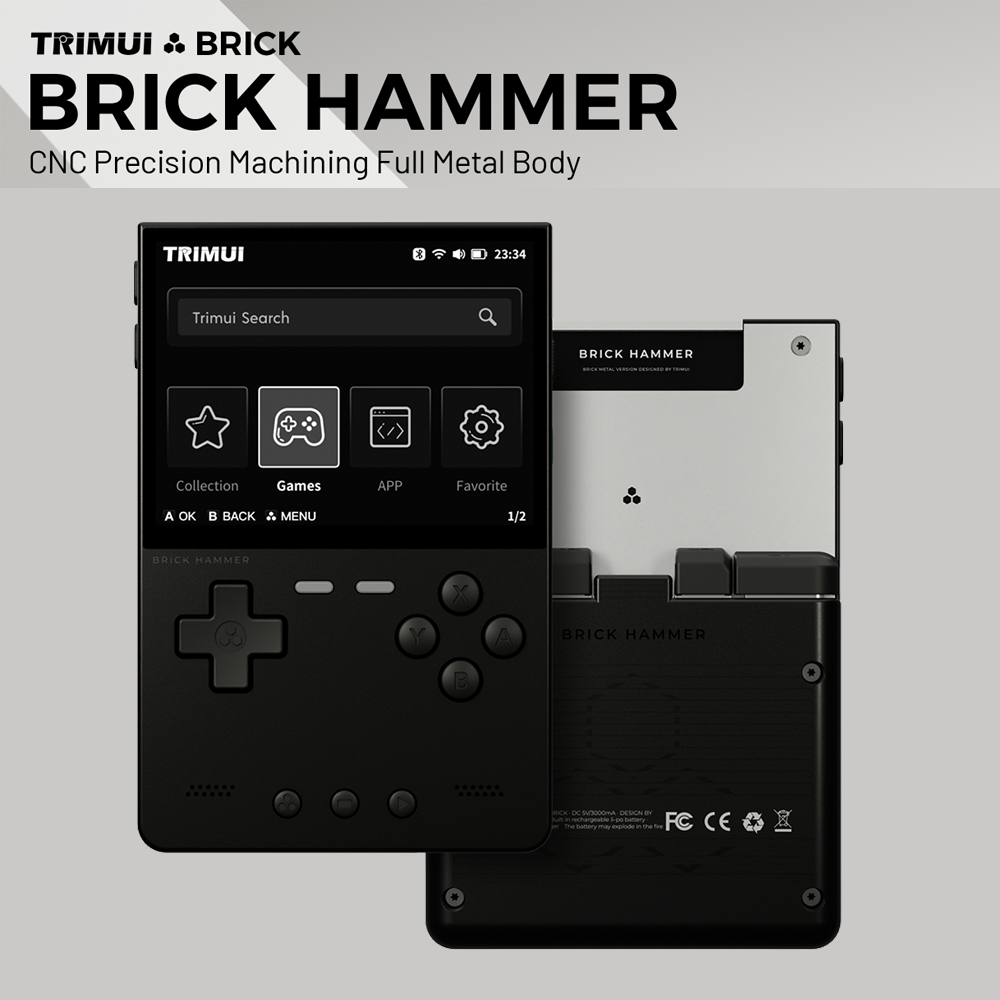 Gaming Console Car - Игровая консоль Metal Body Trimui Brick