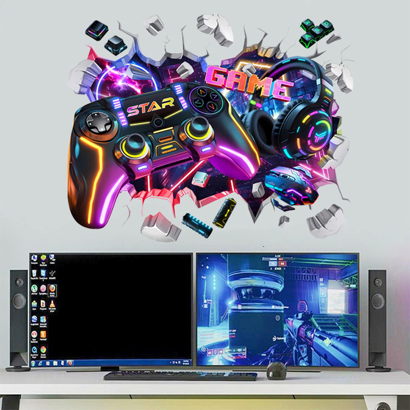 Большие виниловые наклейки для – обзор и цена Gaming Console Wallpaper