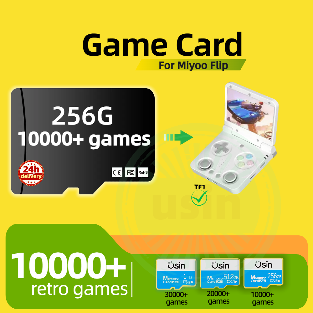 Игровая карта для Miyoo Flip 3 – обзор и цена Gaming Console Retro Handheld